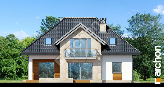 Дворовой фасад Дом в калатеях 6