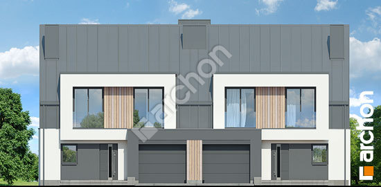 Передний фасад Дом в клематисах 29 (Р2)