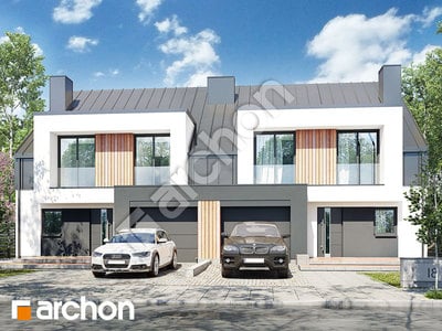 Проект будинку ARCHON+ Будинок в клематисах 29 (Р2) Вид 2