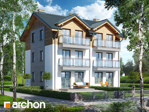 Проект будинку ARCHON+ Будинок під мигдалем 3 Вид 2