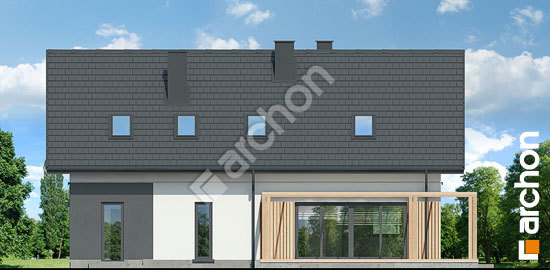 Дворовий фасад Будинок в ліліях 2