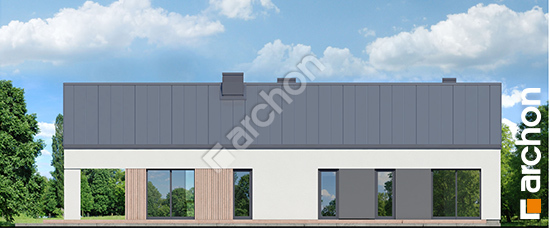 Дворовой фасад Дом в анемонах 2