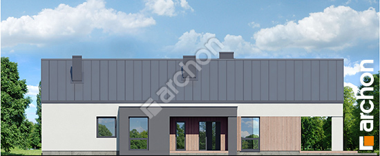 Передний фасад Дом в анемонах 2