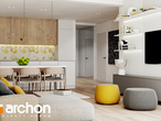Проект будинку ARCHON+ Будинок в халезіях 2 (Р2Б) денна зона (візуалізація 1 від 5)