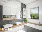 Проект будинку ARCHON+ Будинок в ренклодах 5 візуалізація ванни (візуалізація 3 від 2)