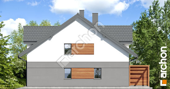 Боковой фасад Дом в ривиях 5 (ГР2)