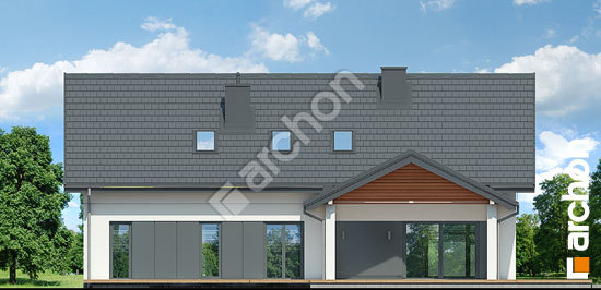 Дворовой фасад Дом в стоколосе (Г2)