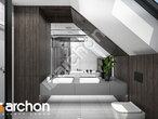 Проект будинку ARCHON+ Будинок в стоколосі (Г2) візуалізація ванни (візуалізація 3 від 2)