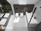 Проект будинку ARCHON+ Будинок в стоколосі (Г2) візуалізація ванни (візуалізація 3 від 4)