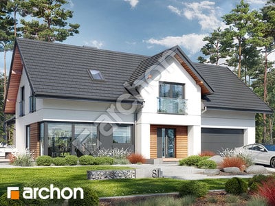 Проєкт будинку ARCHON+ Будинок в стоколосі (Г2) 