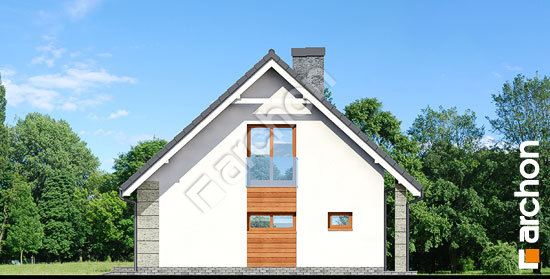 Бочний фасад Будинок в суниці 5 (ГН) вер. 2