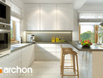 Проект будинку ARCHON+ Будинок в люцерні 5 візуалізація кухні 1 від 1