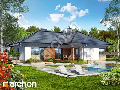 Проєкт будинку ARCHON+ Будинок в грушках (П) 