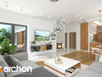 Проект дома ARCHON+ Дом в грушках (П) дневная зона (визуализация 1 вид 2)