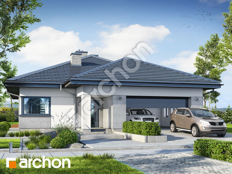 Проект будинку ARCHON+ Будинок в джонагольдах 8 (Г2) Вид 1