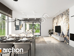 Проект дома ARCHON+ Дом в джонаголдах 8 (Г2) дневная зона (визуализация 1 вид 1)