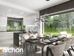 Проект дома ARCHON+ Дом в джонаголдах 8 (Г2) дневная зона (визуализация 1 вид 2)
