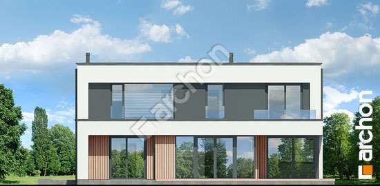 Дворовой фасад Дом в диасциях