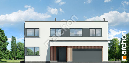 Передний фасад Дом в диасциях