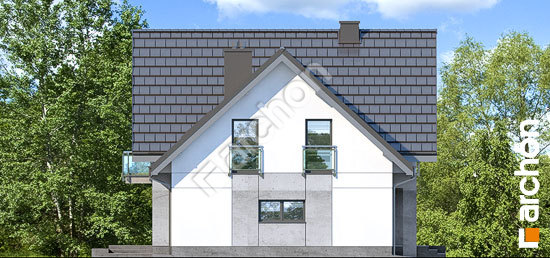 Боковой фасад Дом в орлишках 2 (Г2П)