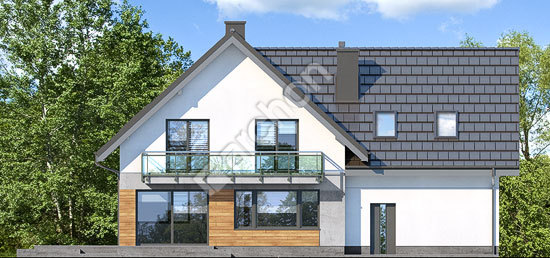 Дворовий фасад Будинок в орлішках 2 (Г2П)