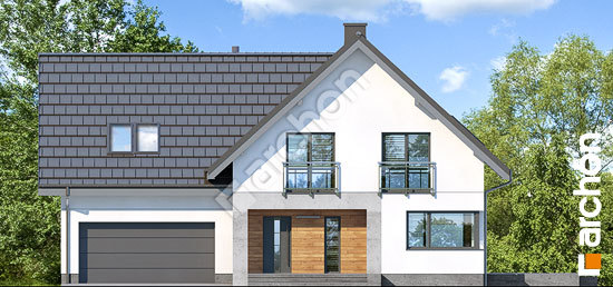 Передній фасад Будинок в орлішках 2 (Г2П)