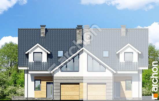 Передній фасад Будинок в клематисах 6 (Б) вер. 2