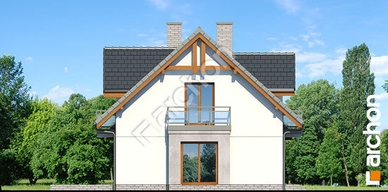 Боковой фасад Дом в рододендронах 22