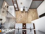 Проект дома ARCHON+ Дом в аурорах (Г2) визуализация ванной (визуализация 3 вид 4)