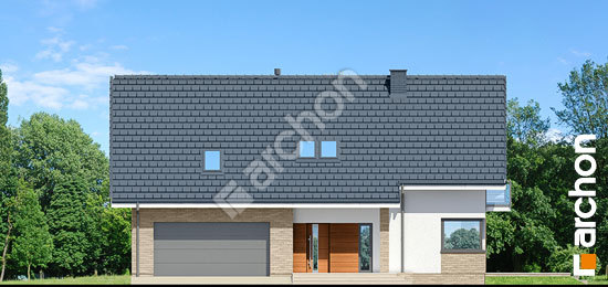 Передній фасад Будинок в аурорах (Г2)