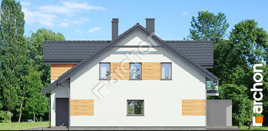 Бочний фасад Будинок в клематисах 12 вер. 2