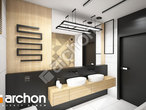 Проект будинку ARCHON+ Будинок в липниках (Г) візуалізація ванни (візуалізація 3 від 2)