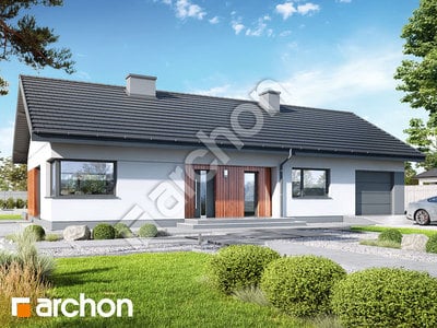 Проєкт будинку ARCHON+ Будинок в липниках (Г) 