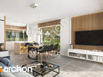 Проект будинку ARCHON+ Будинок в липниках (Г) денна зона (візуалізація 1 від 4)
