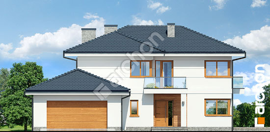 Передний фасад Вилла Оливия 3 (Г2П)