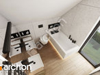 Проект будинку ARCHON+ Будинок в метеликах візуалізація ванни (візуалізація 3 від 4)