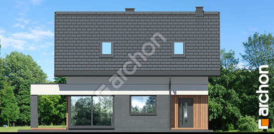 Передний фасад Дом в мотыльках