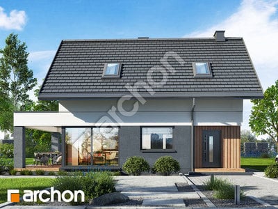 Проект дома ARCHON+ Дом в мотыльках 