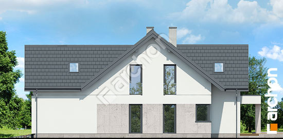 Бочний фасад Будинок у феліціях 2 (Г2Е) ВДЕ