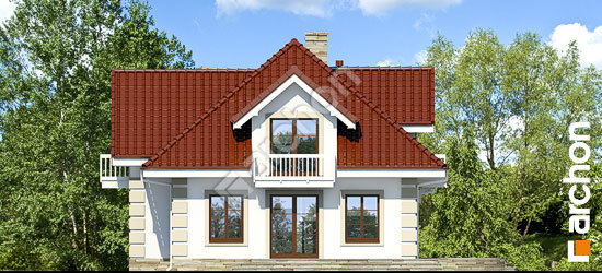 Бочний фасад Будинок в лобеліях 3 вер.2