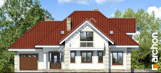 Передній фасад Будинок в лобеліях 3 вер.2