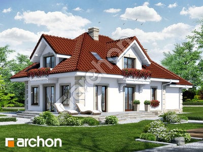 Проект будинку ARCHON+ Будинок в лобеліях 3 вер.2 Вид 2