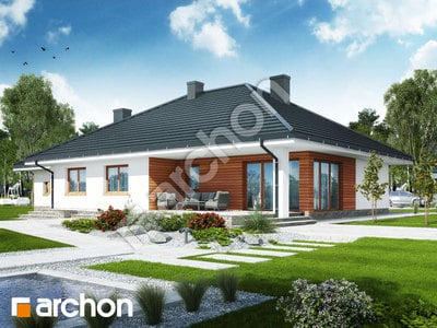 Проект будинку ARCHON+ Будинок в альвах 2 (Г2Т) Вид 2