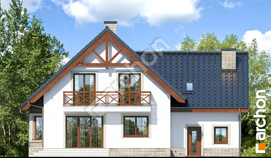 Дворовой фасад Дом в тамарисках 8 (П)