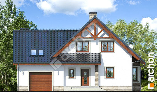 Передній фасад Будинок в тамариску 8 (П)