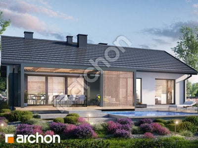 Проект дома ARCHON+ Дом в овсянницах 2 