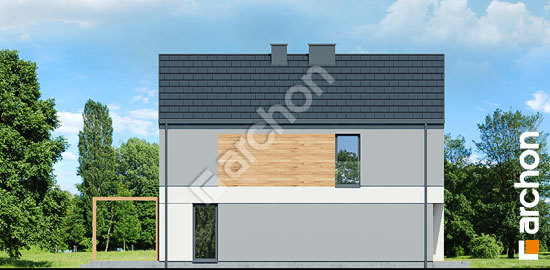 Бочний фасад Будинок в рівіях 11