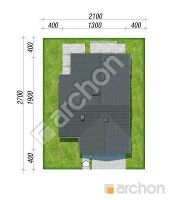 Проект дома ARCHON+ Дом в ренклодах 18 (Г2) Ситуація
