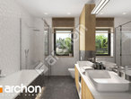 Проект будинку ARCHON+ Будинок в ірисах 7 візуалізація ванни (візуалізація 3 від 2)