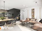 Проект дома ARCHON+ Дом в ирисе 7 дневная зона (визуализация 1 вид 4)